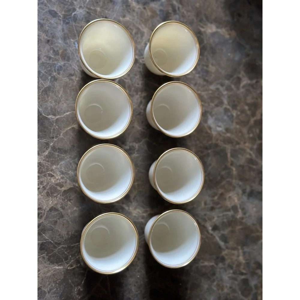 Lenox Flower Holder Vases For 8 Individual Place Settings Gold Rim  Elegant